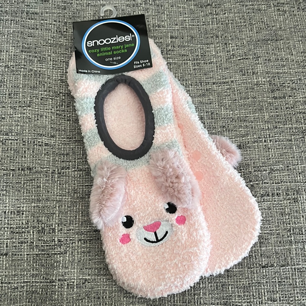 Brand New Cozy Mary Jane Animal Socks